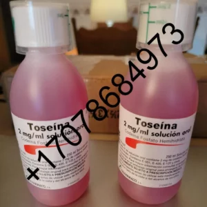 Bottles Toseina codeine syrup